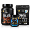FULL STACK | Creatina + Pre-Workout + Whey Isolate | Ambitious99